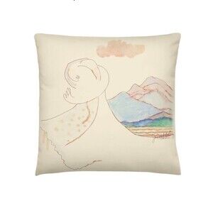 Joni Mitchell's Court and Spark Throw Pillow 18" x 18" Decorative Print Music
